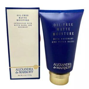 Alexandra de Markoff OIL-FREE MATTE MOISTURE Witch Hazel & Rosemary 4oz NIB